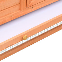 Load image into Gallery viewer, Solid Pine &amp; Fir Wood Rabbit Hutch Wooden Rabbit House Multi Colours
