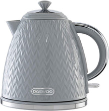 Load image into Gallery viewer, Daewoo Argyle 1.7Lt Grey Kettle 3KW with Removable Limescale Filter
