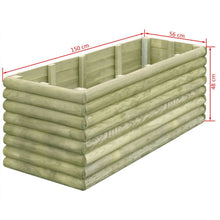 Load image into Gallery viewer, Garden Raised Bed Impregnated Pinewood 19 mm
