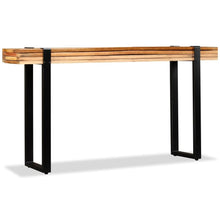 Load image into Gallery viewer, Console Table Solid Reclaimed Wood Adjustable
