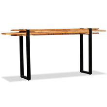 Load image into Gallery viewer, Console Table Solid Reclaimed Wood Adjustable
