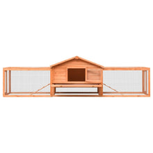 Load image into Gallery viewer, Solid Pine &amp; Fir Wood Rabbit Hutch Wooden Rabbit House Multi Colours
