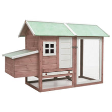 Load image into Gallery viewer, Solid Pine &amp; Fir Wood Chicken Cage Wooden Cage Hen House Multi Colours
