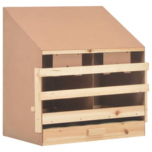 Load image into Gallery viewer, Solid Pine Wood Chicken Laying Nest 3 Compartments Box Multi Sizes
