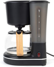 Load image into Gallery viewer, Progress Scandi 1.25Lt Coffee Maker Black &amp; Wood Effect Stylish Finish
