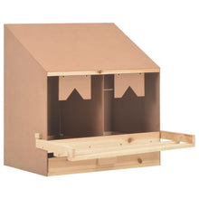 Load image into Gallery viewer, Solid Pine Wood Chicken Laying Nest 3 Compartments Box Multi Sizes
