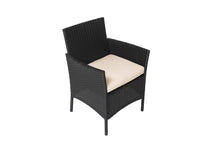 Load image into Gallery viewer, Rattan Garden Furniture Set Weather Resistant, Comfortable- 4 pcs Black
