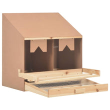 Load image into Gallery viewer, Solid Pine Wood Chicken Laying Nest 3 Compartments Box Multi Sizes
