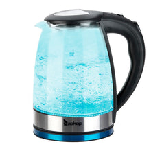 Load image into Gallery viewer, ZOKOP HD-1861-A 220V 2200W 1.8L Electric Glass Kettle UK Plug
