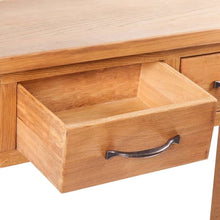 Load image into Gallery viewer, Console Table with 2 Drawers 83x30x73 cm Solid Oak Wood
