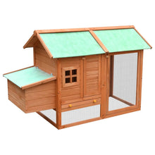 Load image into Gallery viewer, Solid Pine &amp; Fir Wood Chicken Cage Wooden Cage Hen House Multi Colours
