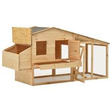 Load image into Gallery viewer, Chicken Cage Solid Pine Wood 178x67x92 cm
