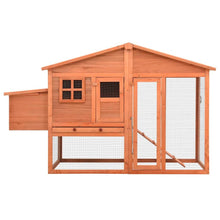 Load image into Gallery viewer, Chicken Coop with Nest Box Solid Fir Wood
