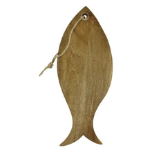 Load image into Gallery viewer, Mango Wood Chopping Board, Fish Design
