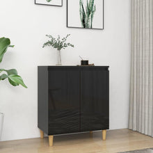 Load image into Gallery viewer, Sideboard with Solid Wood Legs Chipboard Storage Cabinet Multi Colors
