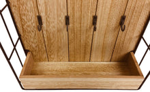 Load image into Gallery viewer, Wood &amp; Wire House Key Storage Unit
