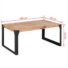 Load image into Gallery viewer, Coffee Table Solid Acacia Wood 100x60x45 cm

