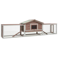 Load image into Gallery viewer, Solid Pine &amp; Fir Wood Rabbit Hutch Wooden Rabbit House Multi Colours
