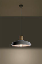 Load image into Gallery viewer, Modern Pendant lamp AFRA Concrete/Wood Loft Design LED E27
