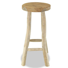 Load image into Gallery viewer, Bar Stool Solid Teak Wood
