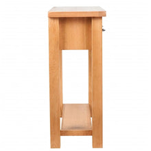 Load image into Gallery viewer, Console Table with 2 Drawers 83x30x73 cm Solid Oak Wood
