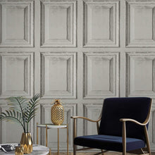 Load image into Gallery viewer, Grandeco Life Wood Panels Wallpaper Feature Vinyl Distressed Wooden Panelling
