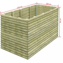 Load image into Gallery viewer, Garden Raised Bed Impregnated Pinewood 19 mm
