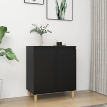 Load image into Gallery viewer, Sideboard with Solid Wood Legs Chipboard Storage Cabinet Multi Colors
