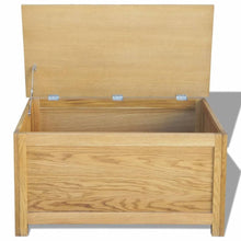 Load image into Gallery viewer, Storage Box 90x45x45 cm Solid Oak Wood
