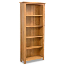 Load image into Gallery viewer, 5-Tier Bookcase 60x22.5x140 cm Solid Oak Wood
