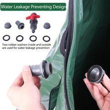 Load image into Gallery viewer, 50 Gallon Folding Rain Barrel Water Collector Green
