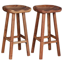 Load image into Gallery viewer, Bar Stools 2 pcs Solid Acacia Wood
