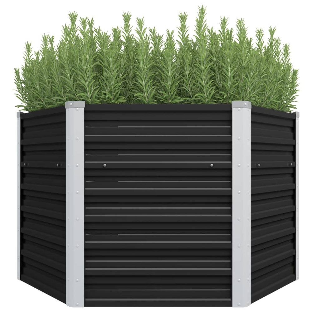 Garden Raised Bed cm Galvanised Steel